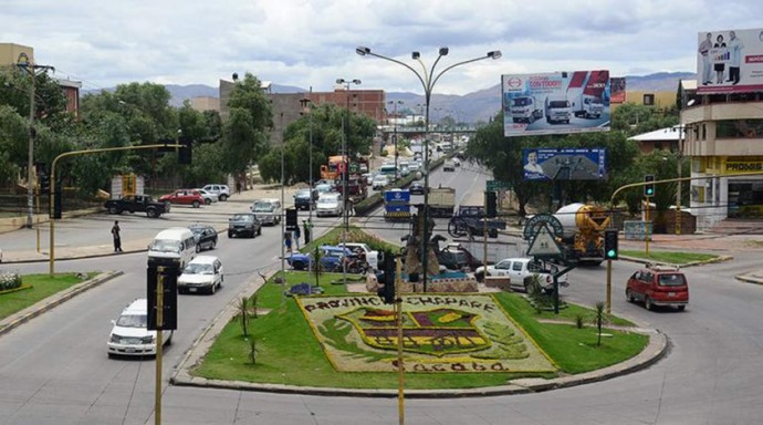 Cochabamba. La plaza principal 14 de septiembre
